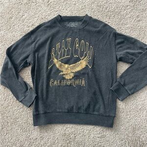 Zoe + Liv Stay Gold California Sweatshirt Women’s Size Medium